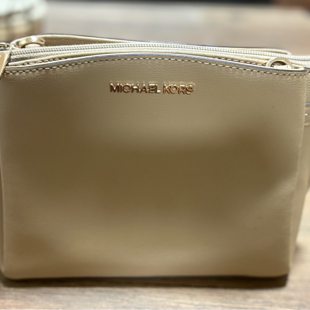 Michael Kors Cream Crossbody Bag